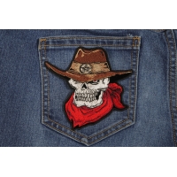 Cowboy Skull Small Patch | Embroidered Patches Cowboy Skull Small Patch | Embroidered Patches