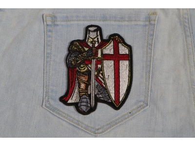 Crusader Knight Patch Small | Embroidered Patches