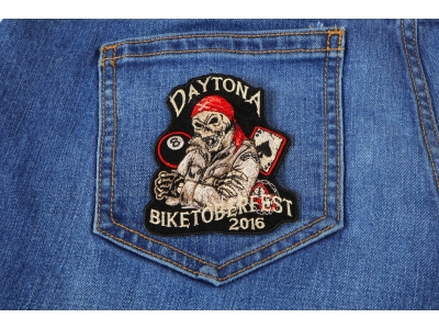 Daytona Biketoberfest 2016 Biker Rally Skull Patch