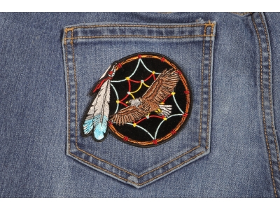 Eagle Dreamcatcher Small Patch | Embroidered Patches