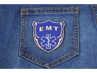 EMT Shield Patch | Embroidered EMT Patches
