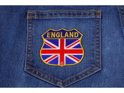 England Shield Flag Patch | Embroidered Patches