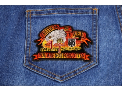 Freedom Isn't Free Eagle Small Patch | US Military Veteran Patches