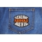 Genuine Asshole Made In USA Funny Patch | Embroidered Patches Genuine Asshole Made In USA Patch shown on jeans