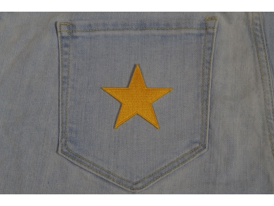 Gold Star Patch | Embroidered Patches