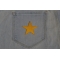 Gold Star Patch | Embroidered Patches Gold Star Patch shown on jeans