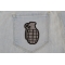 Grenade Patch | US Military Vietnam Veteran Patches Grenade Patch shown on jeans