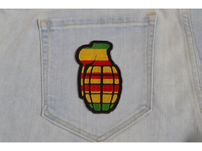 Grenade Patch Vietnam Colors | US Military Vietnam Veteran Patches