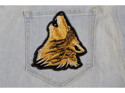 Howling Wolf Small Patch | Embroidered Patches