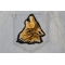 Howling Wolf Small Patch | Embroidered Patches Howling Wolf Small Patch shown on jeans