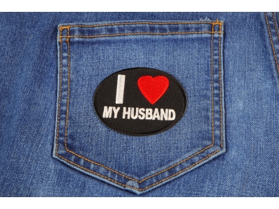I Love My Husband Patch | Embroidered Patches