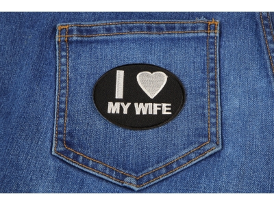 I Love My Wife Patch | Embroidered Patches