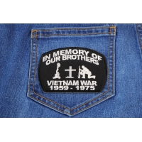 In Memory Of Our Brothers Vietnam War Patch | US Military Vietnam Veteran Patches
