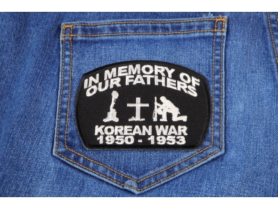 In Memory Of Our Fathers Korean War Patch | US Military Veteran Patches