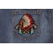 Small Indian Patch With Battle Axes And Feathers Small Indian Patch With Battle Axes and Feathers shown on jeans