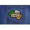 Irish Shamrock Patch | Embroidered Patches Irish Patch shown on jeans