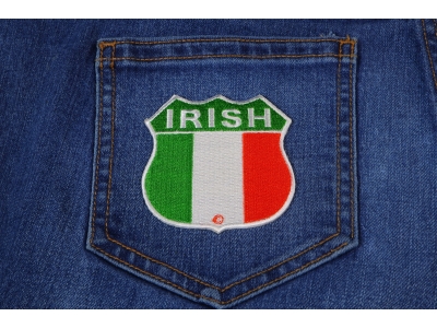Irish Shield Flag Patch | Embroidered Patches