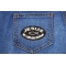 Jesus My Lord And Saviour Patch  | Embroidered Patches Jesus My Lord and Saviour Patch  shown on jeans