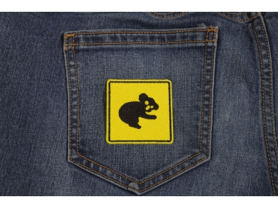 Koala Sign Iron On Patch