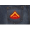 Lance Corporal Marine Patch Lance Corporal Patch shown on jeans