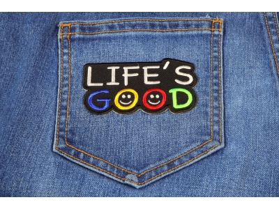 Life's Good Patch | Embroidered Patches
