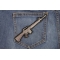M16 Rifle Patch M16 Rifle Patch shown on jeans
