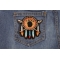 Native Indian Small Patch Design Native Indian Small Patch Design shown on jeans