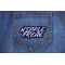 Nipple Freak Patch shown on jeans