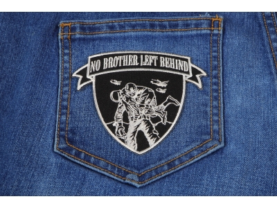No Brother Left Behind Soldier Carrying Soldier Patch