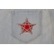 Pentagram Patch Witch Pentagram Patch shown on jeans