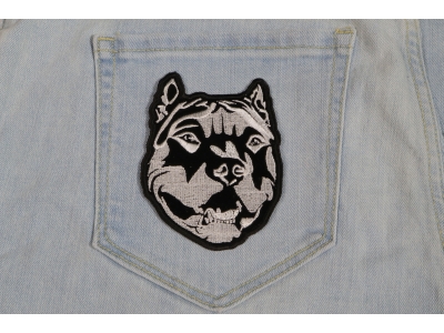 Small Pitbull Patch | Embroidered Patches