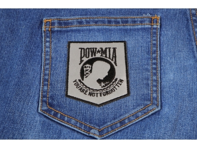 POW MIA Reflective Patch | US Military Veteran Patches