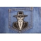 Preacher Skull Patch shown on jeans