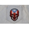 Puerto Rican Skull Patch With Puerto Rico Flag Puerto Rican Flag Skull Patch shown on jeans