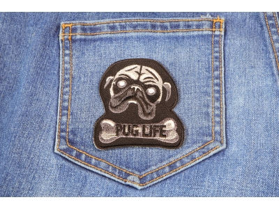 Pug Life Patch | Embroidered Patches