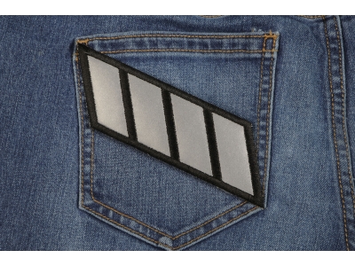 Reflective Stripes 6 inch Patch