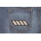 Reflective Stripes Patch Reflective Stripes Patch shown on jeans