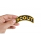 Scout Patch | US Marine Corps Military Veteran Patches Scout Patch shown on hand for size comparison