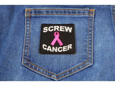 Screw Cancer Patch | Embroidered Patches