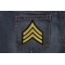 Sergeant Army Patch Sergeant Patch shown on jeans