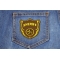 Sheriff Shield Patch shown on jeans