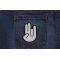 Shocker Hand Sign Patch | Embroidered Patches Shocker Hand Sign Patch shown on jeans