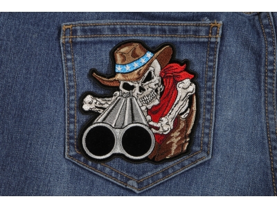 Shotgun Willy Skull Patch Small | Skull Patches