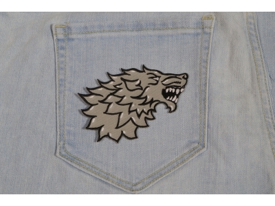 Sideways Wolf Patch