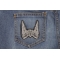 Angel Wings Patch shown on jeans