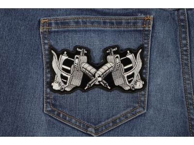 Small Tattoo Guns Patch