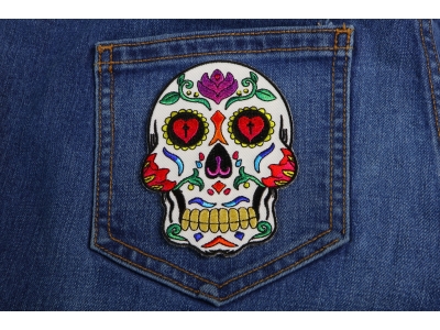Sugar Skull White Patch