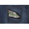 Thin Green Line American Tattered Flag Patch Thin Green Line American Tattered Flag Patch shown on jeans