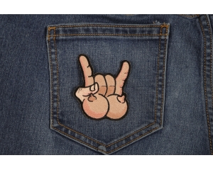 Tits And Rock On Fun Iron On Patch