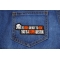To Ride or Not To Ride That's A Stupid Question Patch shown on jeans